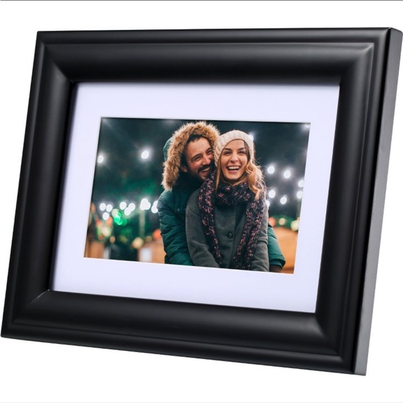 New! Polaroid PDF-750W 7" DIGITAL PIC FRAME - black wood- matte - Picture 8 of 12